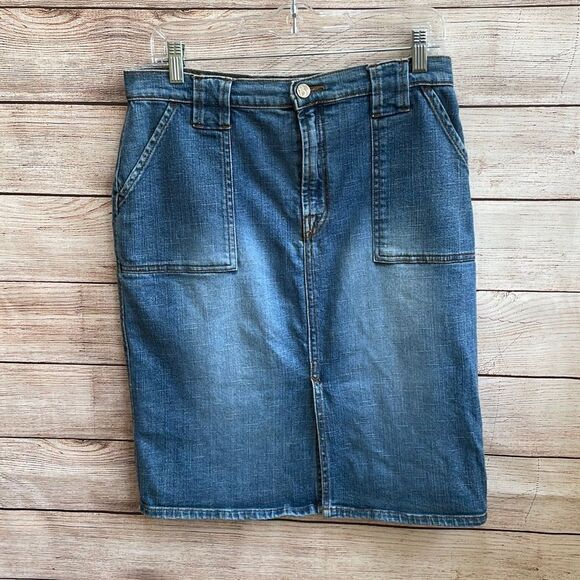 VINTAGE BONJOUR JEAN SKIRT - Picture 1 of 5